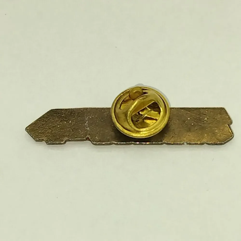 Vintage Chevrolet Camaro Bowtie Hat Lapel Pin Automotive Automobilia